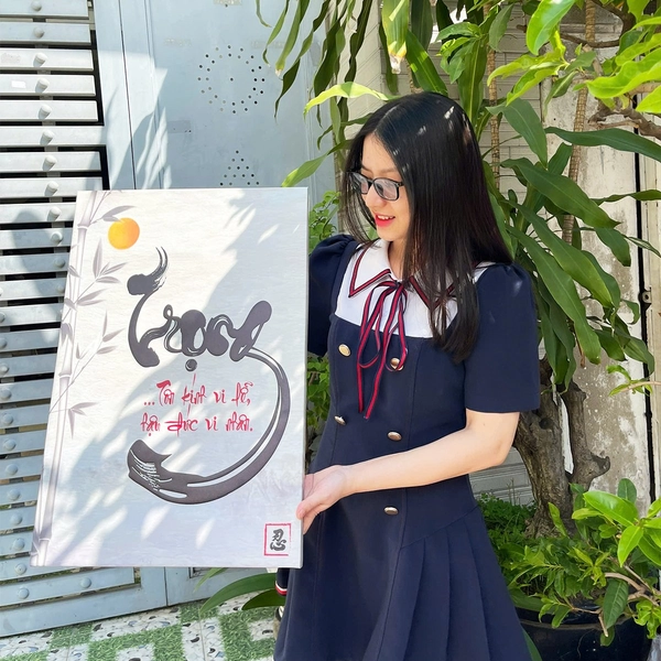 Tranh treo tường chữ thư pháp