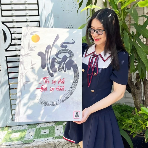 Tranh treo tường chữ thư pháp