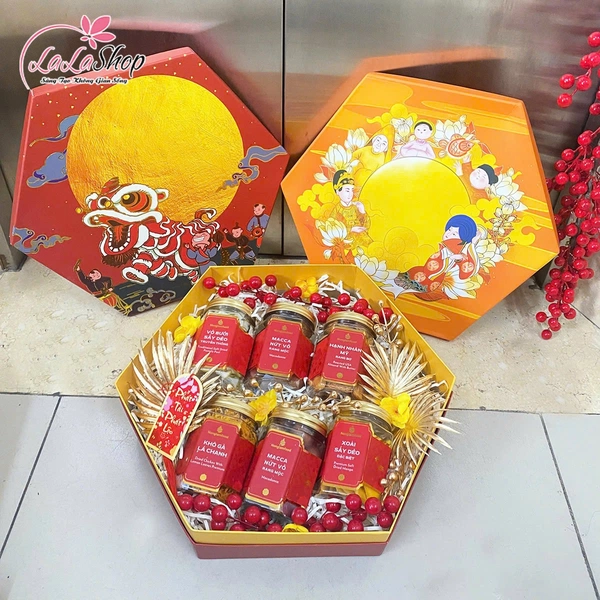 Hộp quà tết xuân nhật vinh hoa 1