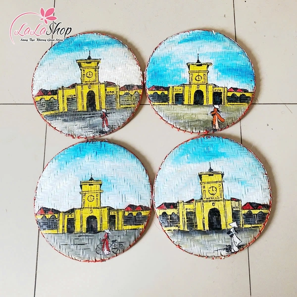 Mẹt tre trang trí tết chợ bến thành (giao ngẫu nhiên)