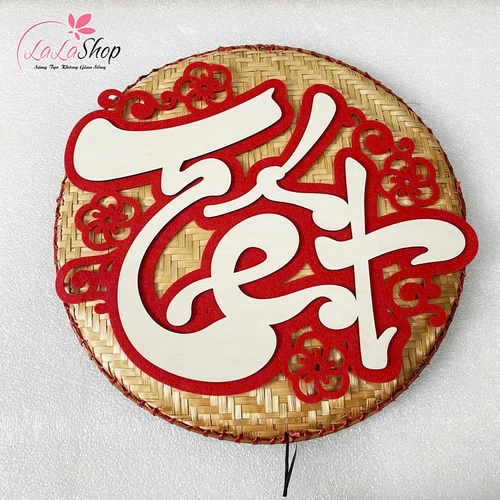 Chữ tết vải nỉ cao cấp dày dặn trang trí tết