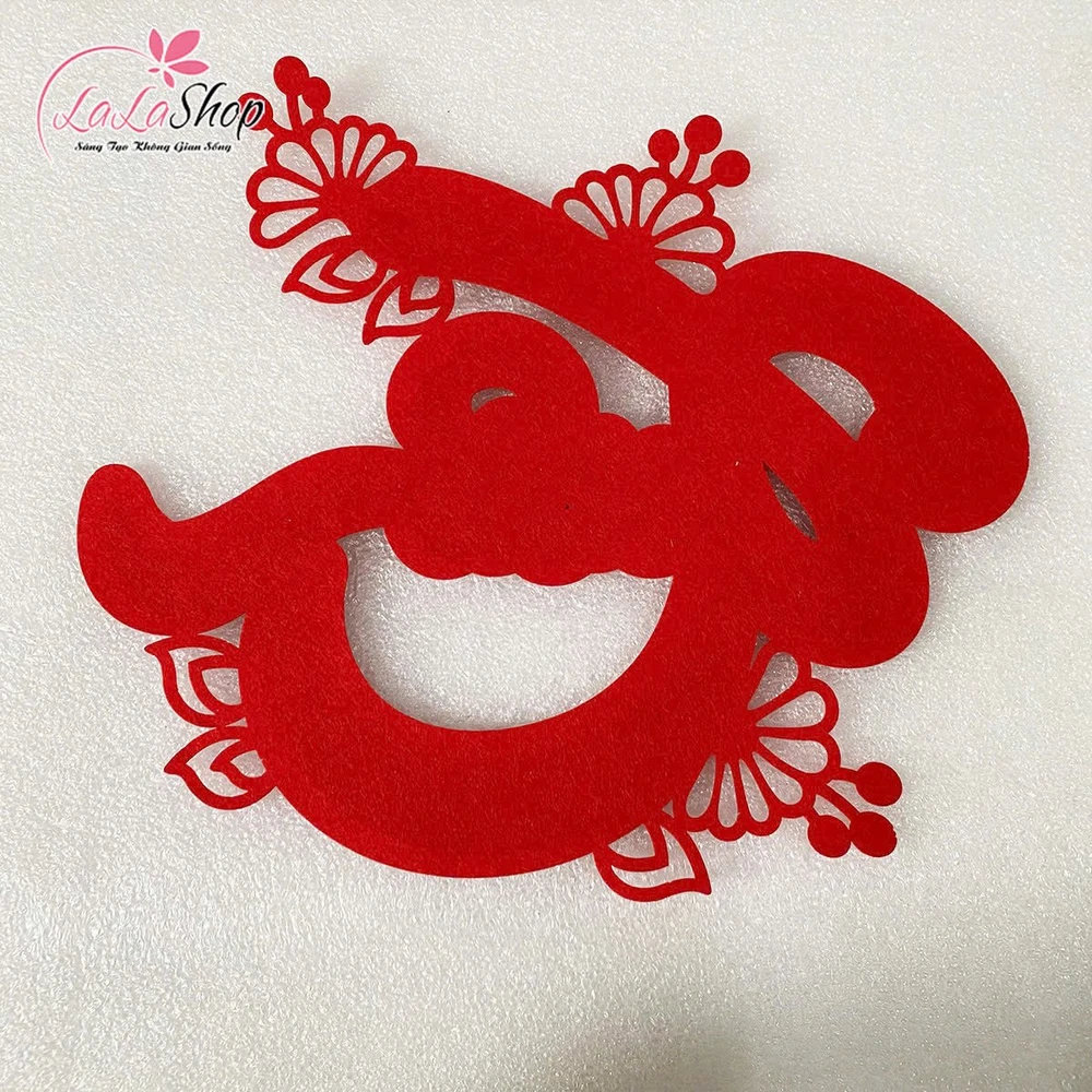 Chữ xuân vải nỉ cao cấp dày dặn trang trí tết