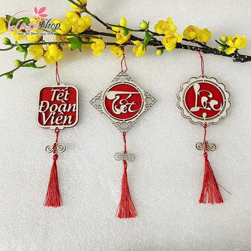 Lộc treo tết đoàn viên trang trí tết