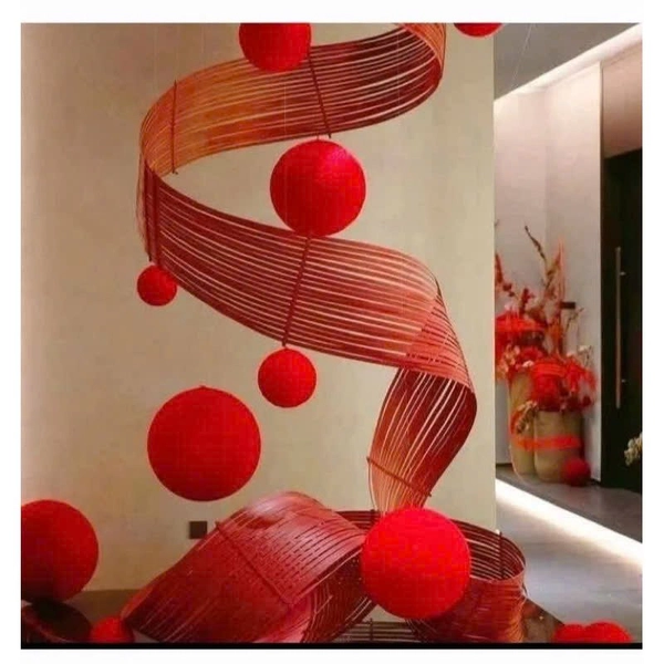 Phên tre, mành tre uốn dẻo trang trí decor