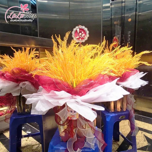 Bình lúa vàng phúc lộc đong đầy