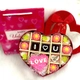 Hộp Socola tình nhân hoa và chữ I love you