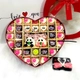 Hộp Socola tình nhân trái tim chữ i love you và 2 gấu trúc