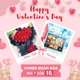 Set Quà Tặng Hoa Sáp Vương Miện Và Socola Valentine