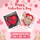 Set Quà Tặng Valentine Hoa sáp Cao Cấp Và Socola Chữ Love