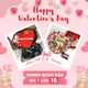 Set Quà Tặng Valentine Hoa Sáp Cao Cấp Và Socola I Love You