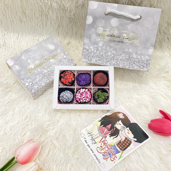 Hộp 6 viên socola Truffle ngọt ngào