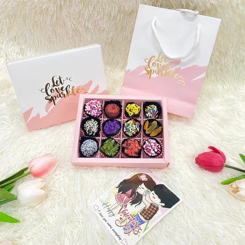 Hộp 12 viên socola Truffle ngọt ngào