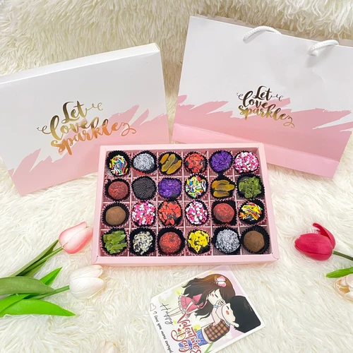 Hộp 24 viên socola Truffle ngọt ngào