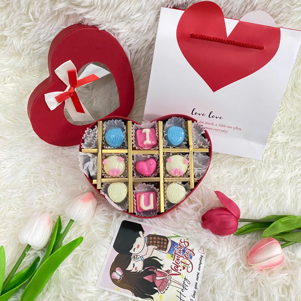 Hộp 9 viên socola ngọt ngào i love you