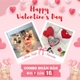 Set Quà Tặng Valentine Túi Hoa Hồng Sáp Và Socola Chữ Love