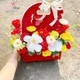 Giỏ bướm hoa sáp thơm mix nhiều loại rực rỡ quà tặng ý nghĩa