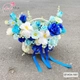Giỏ Mây Trắng Hoa Sáp Thơm Mix Hoa Tulip Lung Linh Sắc Màu