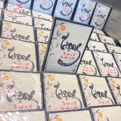 Tranh để bàn thư pháp in uv 5D cao cấp