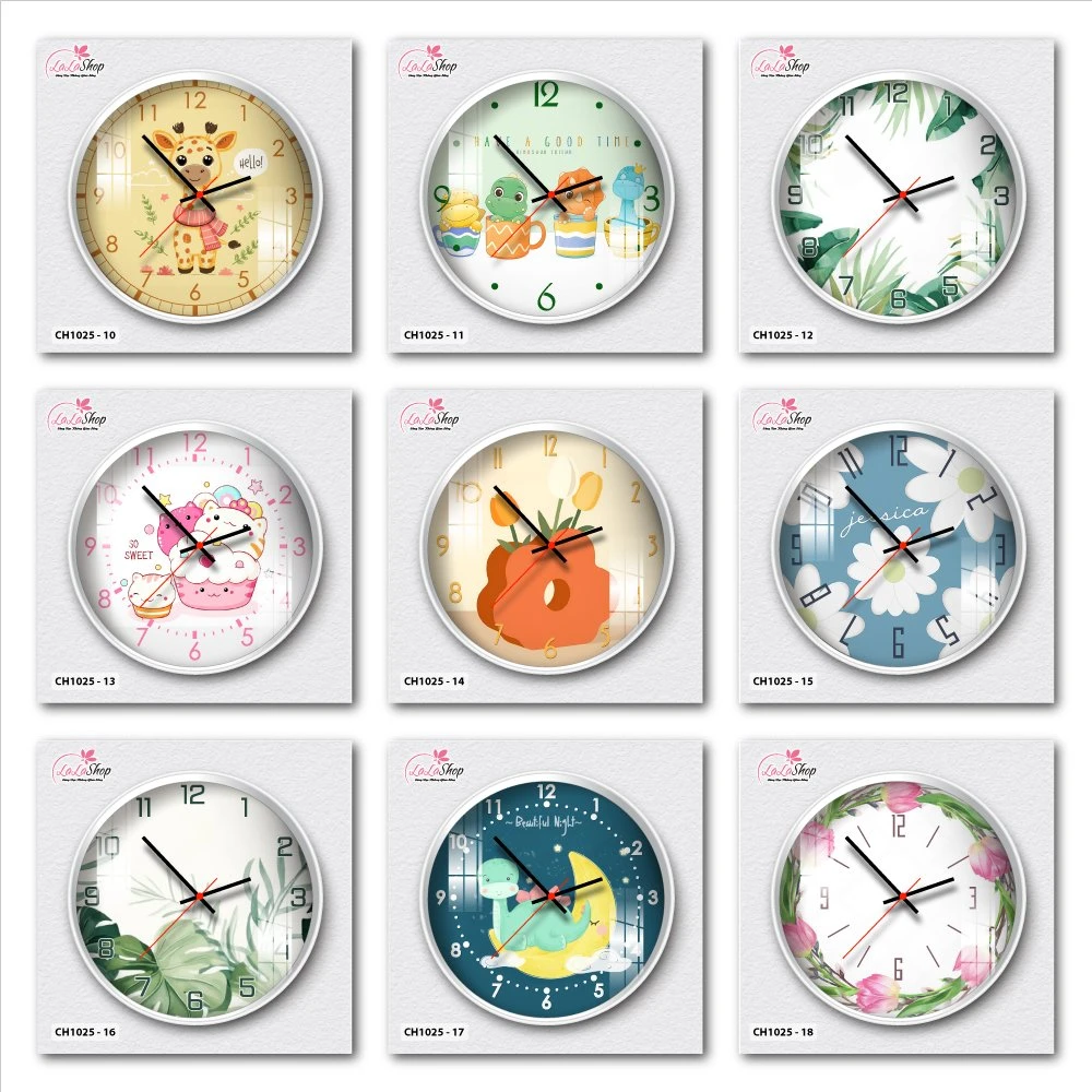 Đồng Hồ Kim Trôi Mica Treo Tường Decor Trang Trí Phòng Nhiều Mẫu Siêu Xinh
