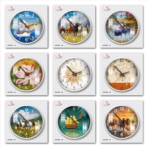 Đồng Hồ Kim Trôi Mica Treo Tường Decor Trang Trí Phòng Nhiều Mẫu Siêu Xinh