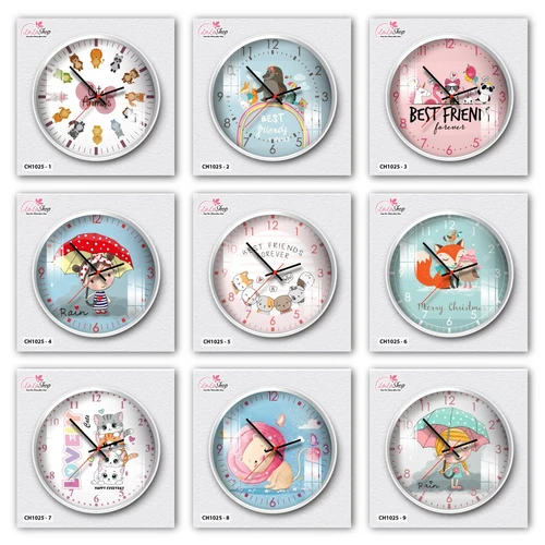 Đồng Hồ Kim Trôi Mica Treo Tường Decor Trang Trí Phòng Nhiều Mẫu Siêu Xinh