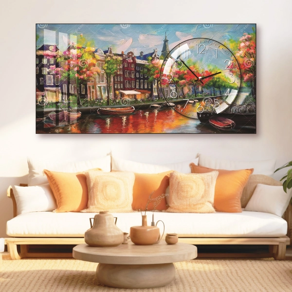 Tranh Đồng Hồ Nổi 3D Tráng Gương Nhiều Mẫu Độc Đáo Kết Hợp Decor Trang Trí Và Xem Giờ