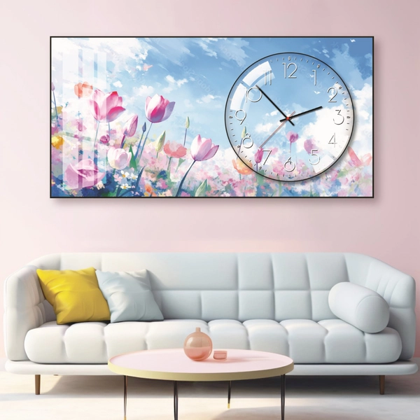 Tranh Đồng Hồ Nổi 3D Tráng Gương Nhiều Mẫu Độc Đáo Kết Hợp Decor Trang Trí Và Xem Giờ