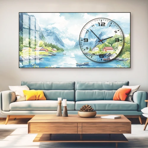 Tranh Đồng Hồ Nổi 3D Tráng Gương Nghệ Thuật Đa Dạng Nhiều Mẫu Trang Trí Nhà Cửa