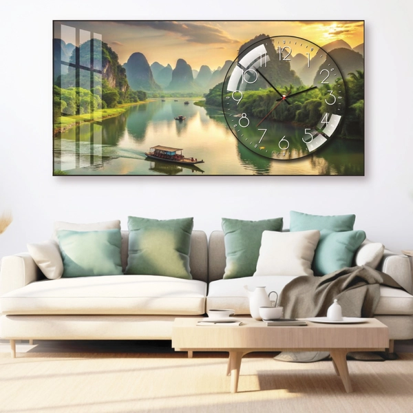 Tranh Đồng Hồ Nổi 3D Tráng Gương Decor Trang Trí Đa Dạng Mẫu