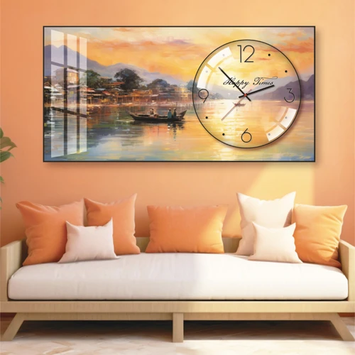 Tranh Đồng Hồ Nổi 3D Tráng Gương Decor Trang Trí Đa Dạng Mẫu