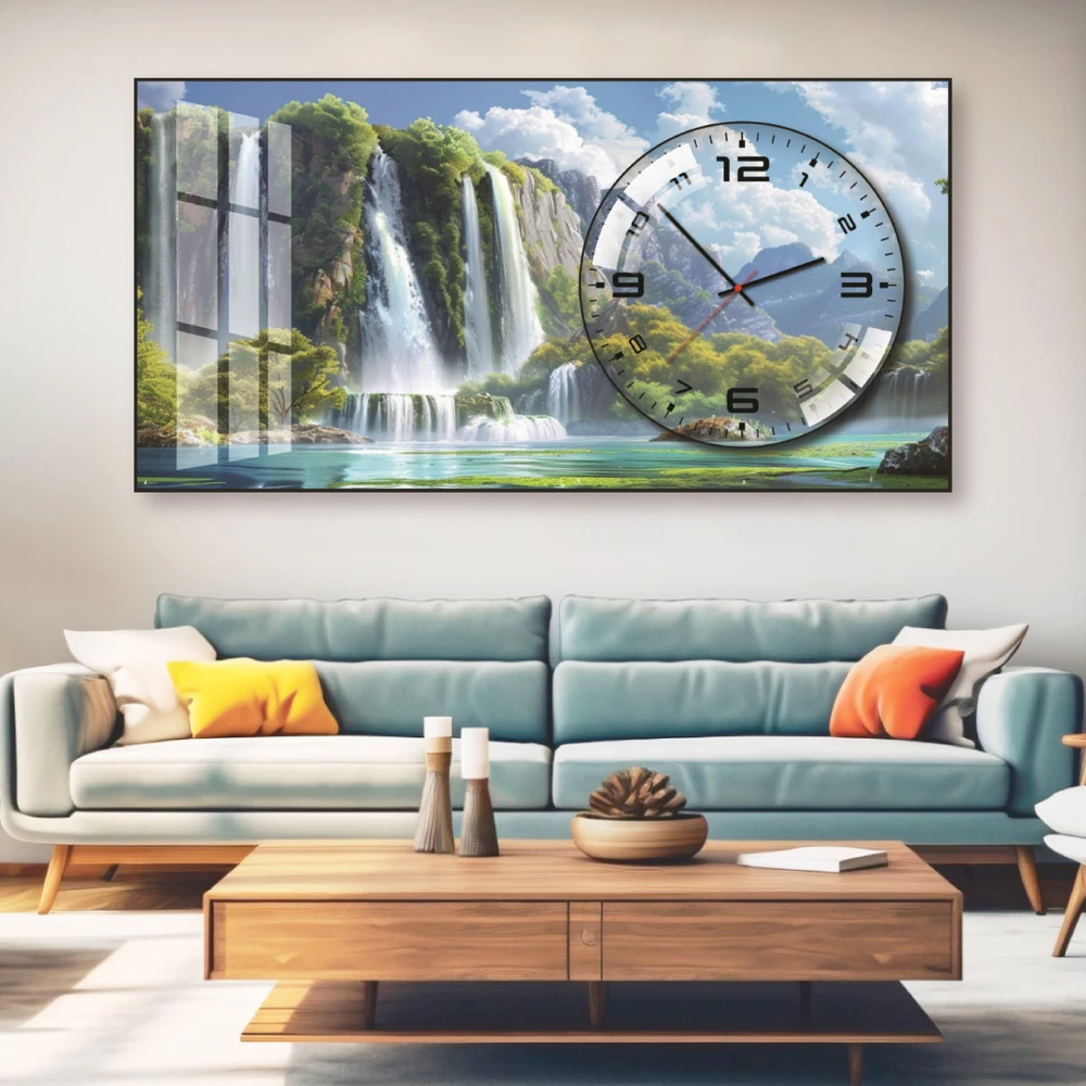 Tranh Đồng Hồ Nổi 3D Tráng Gương Decor Trang Trí Đa Dạng Mẫu