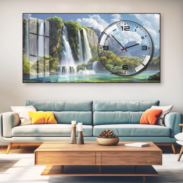 Tranh Đồng Hồ Nổi 3D Tráng Gương Decor Trang Trí Đa Dạng Mẫu