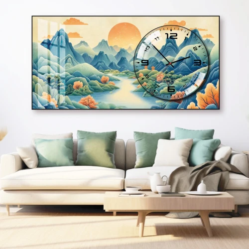 Tranh Đồng Hồ Nổi 3D Tráng Gương Nghệ Thuật Đa Dạng Nhiều Mẫu Trang Trí Nhà Cửa