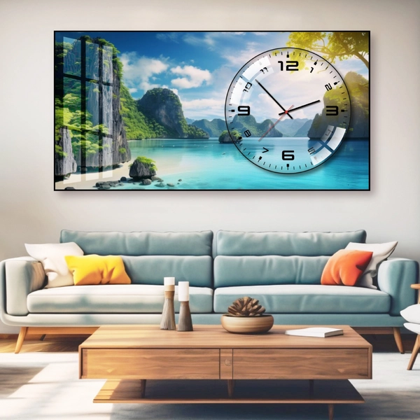 Tranh Đồng Hồ Nổi 3D Tráng Gương Decor Trang Trí Đa Dạng Mẫu