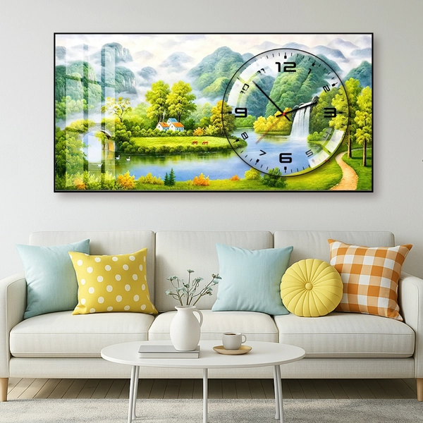 Tranh Đồng Hồ Nổi 3D Tráng Gương Nghệ Thuật Đa Dạng Nhiều Mẫu Trang Trí Nhà Cửa