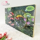 Tranh Đồng Hồ Nổi 3D Cá Chép Hoa Sen