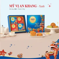 Hộp 4 Bánh Trung Thu Kido Mỹ Vị An Khang Xanh (CB8)