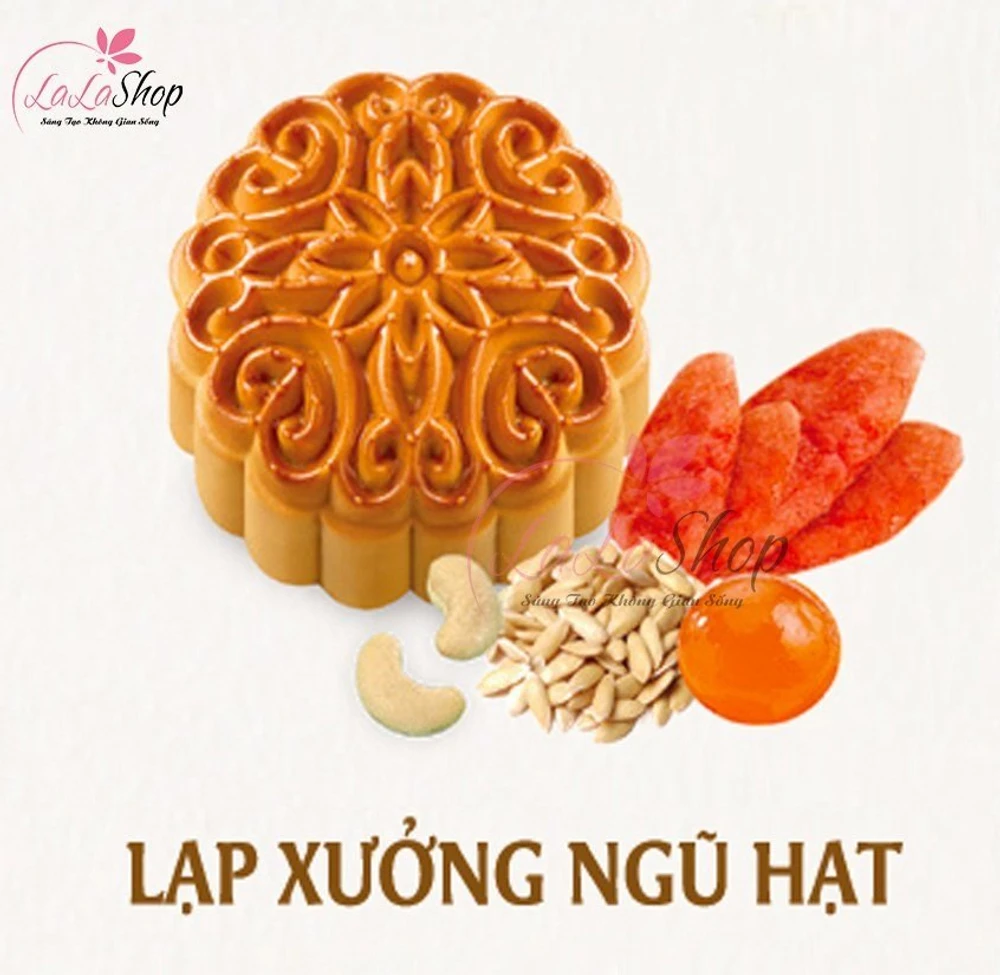 Bánh trung thu Kido Thập Cẩm Lạp xưởng ngũ hạt 1 trứng 150g (SN1)