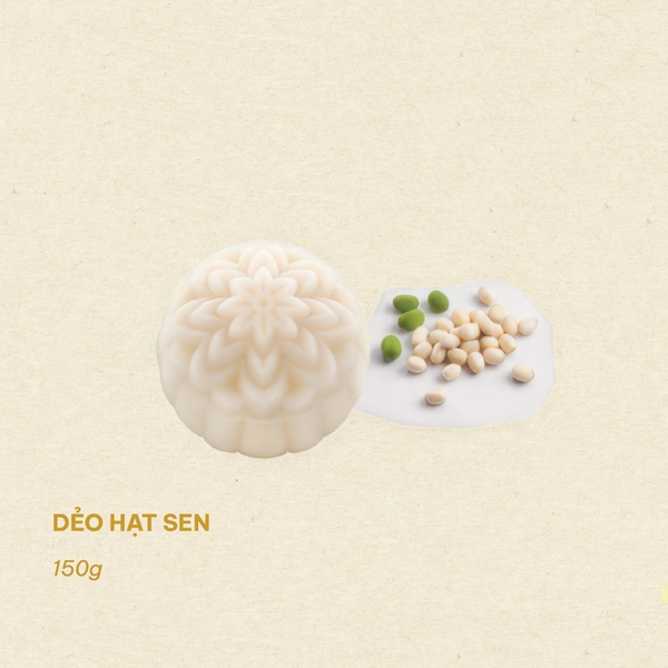 Bánh Trung Thu Thọ Phát Dẻo Hạt Sen 0 Trứng 150g (DHS)