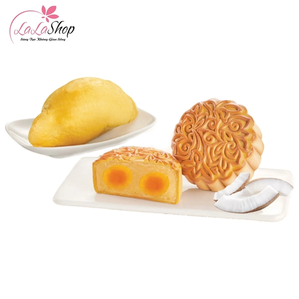 Bánh Trung Thu KIDO Sữa Dừa Sầu Riêng 2 trứng 210g (SR2)