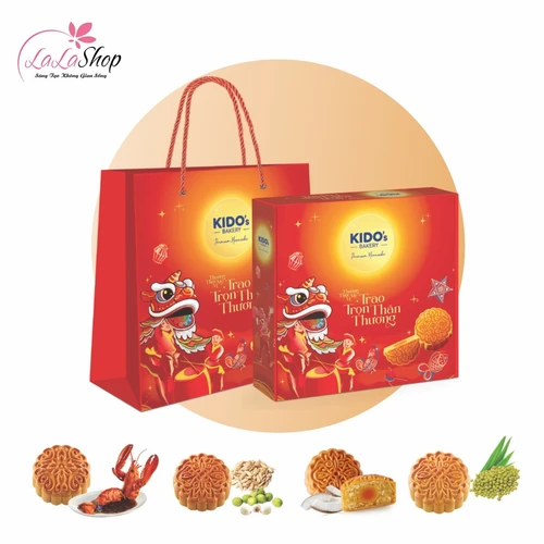 Hộp 4 Bánh Trung Thu KIDO Thịnh Vượng