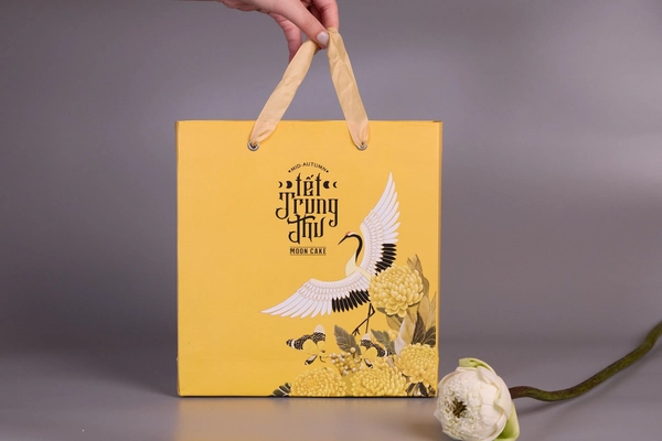 Hộp 4 Bánh Trung Thu Kim Hạc Vạn Phúc Tân Dân Lợi