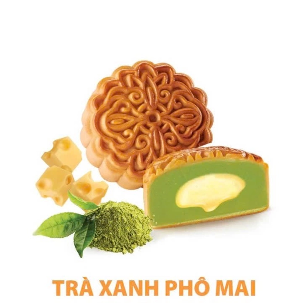 Bánh Trung Thu KIDO Trà Xanh Phomai 0 trứng 150g (XP0)