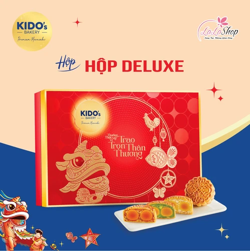 Hộp 6 Bánh Trung Thu Kido Cao Cấp Deluxe (GS2)