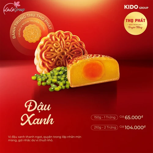 Bánh Trung Thu Thọ Phát Đậu Xanh 1 Trứng 150g (TX1)