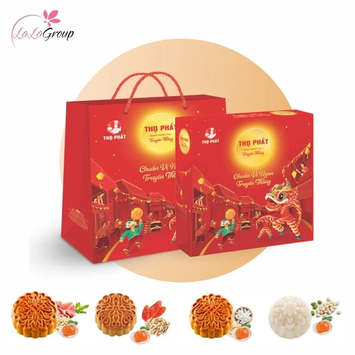 Hộp 4 Bánh Trung Thu Thọ Phát Tâm Giao