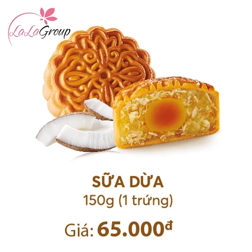 Bánh Trung Thu Thọ Phát Sữa Dừa 1 trứng 150g (TD1)
