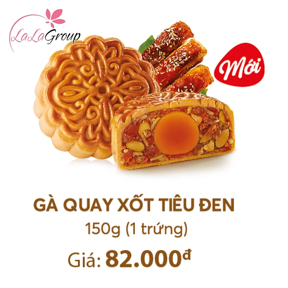 Bánh Trung Thu Thọ Phát Gà Quay Xốt Tiêu Đen 1 Trứng 150g (TQ1)