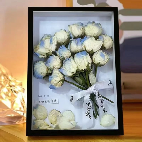 Khung ảnh 3D sâu lòng trang trí hoa khô và đồ lưu niệm nhiều kích thước