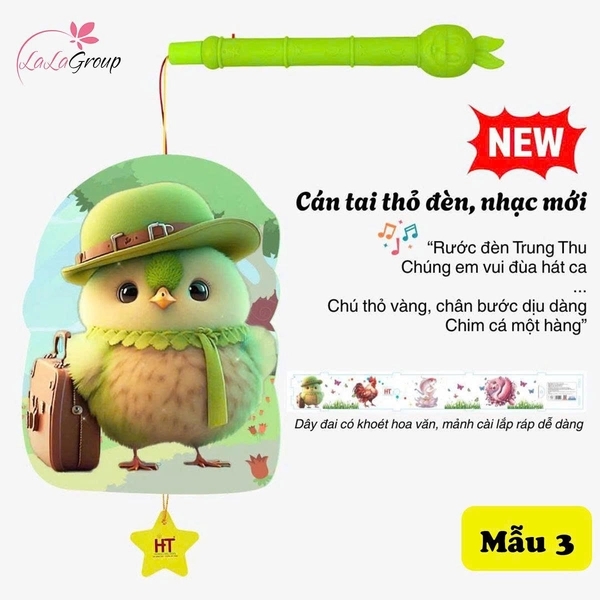 Lồng đèn trung thu kèm nhạc vui nhộn, nhiều mẫu đáng yêu cho bé